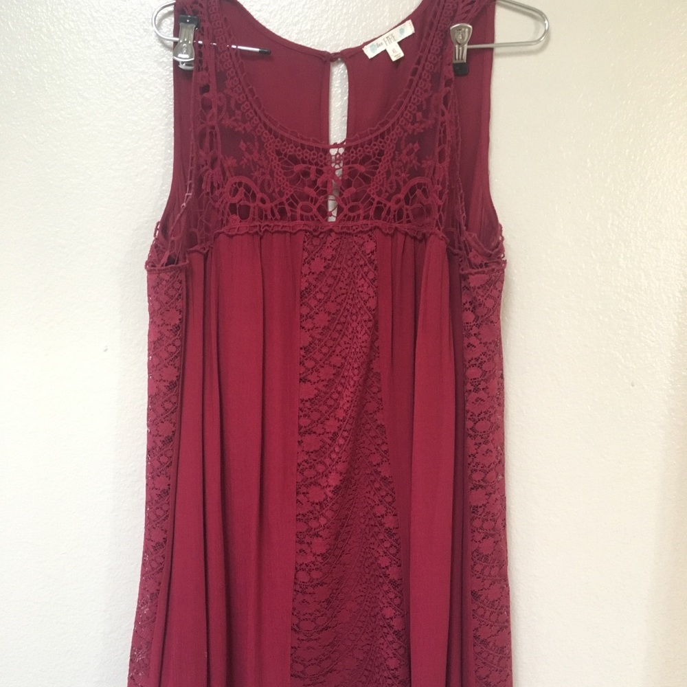 Cute Red Lacy Dress